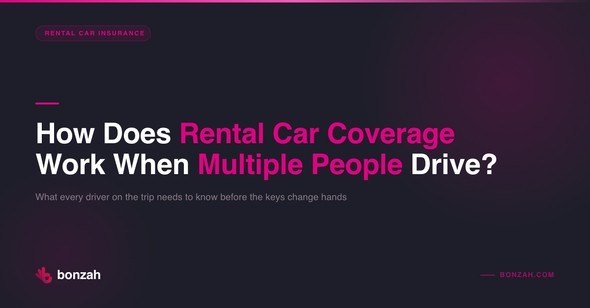 How Does Rental Car Coverage Work When Multiple People Drive?